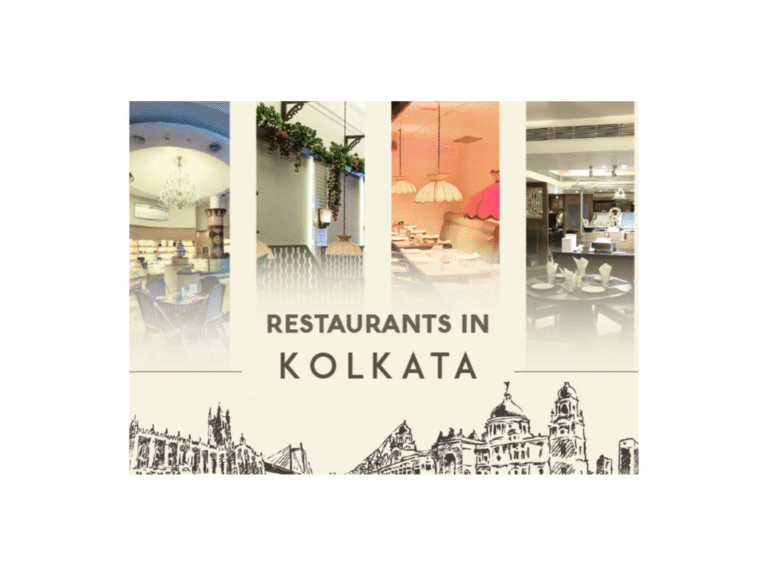 Cozy café interior in Kolkata with wooden tables and latte art coffee